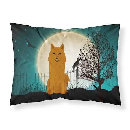 Carolines Treasures Halloween Scary Karelian Bear Dog Fabric Standard Pillowcase BB2212PILLOWCASE